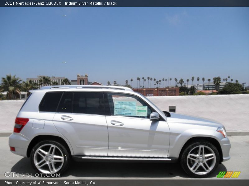 Iridium Silver Metallic / Black 2011 Mercedes-Benz GLK 350