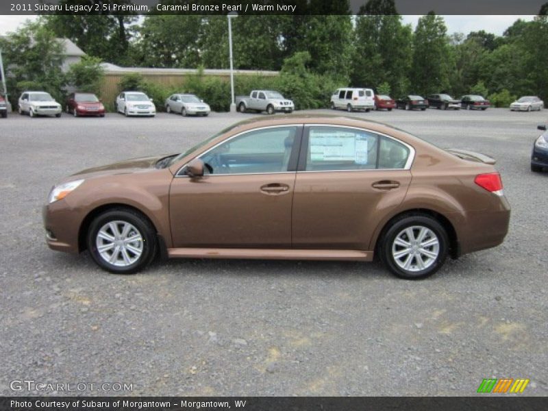 Caramel Bronze Pearl / Warm Ivory 2011 Subaru Legacy 2.5i Premium