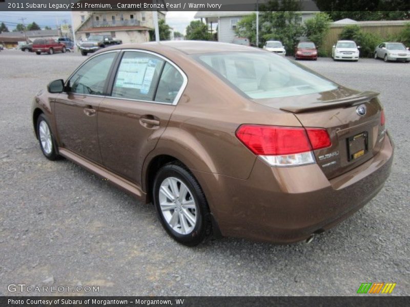 Caramel Bronze Pearl / Warm Ivory 2011 Subaru Legacy 2.5i Premium
