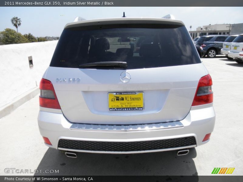 Iridium Silver Metallic / Black 2011 Mercedes-Benz GLK 350