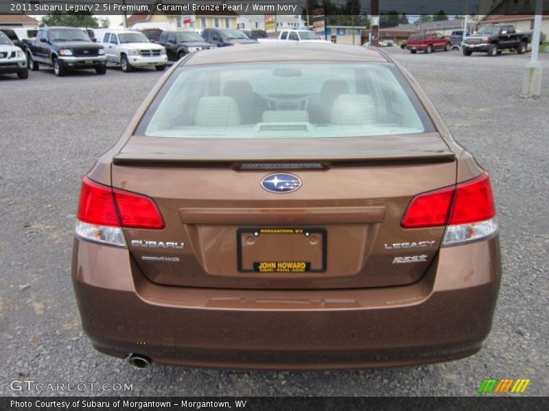 Caramel Bronze Pearl / Warm Ivory 2011 Subaru Legacy 2.5i Premium