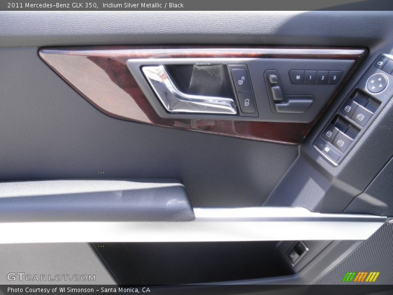 Iridium Silver Metallic / Black 2011 Mercedes-Benz GLK 350