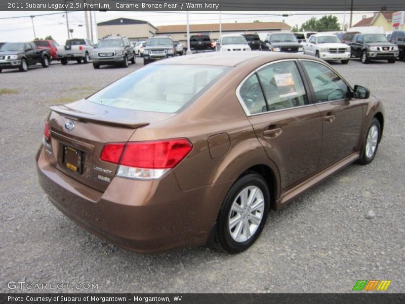 Caramel Bronze Pearl / Warm Ivory 2011 Subaru Legacy 2.5i Premium