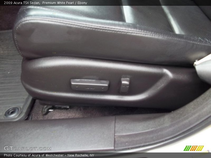 Premium White Pearl / Ebony 2009 Acura TSX Sedan