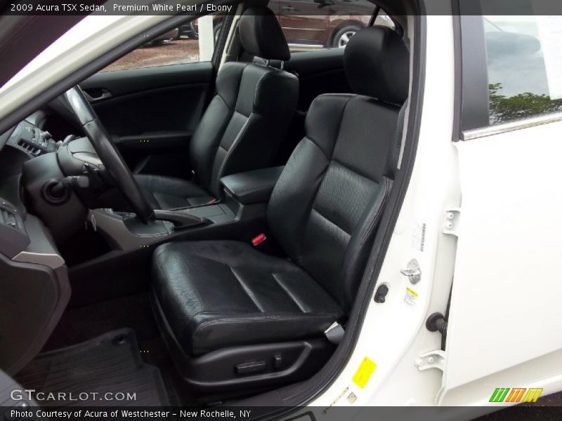 Premium White Pearl / Ebony 2009 Acura TSX Sedan
