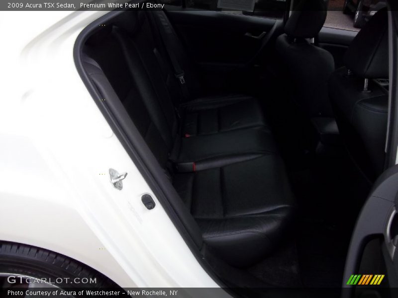 Premium White Pearl / Ebony 2009 Acura TSX Sedan