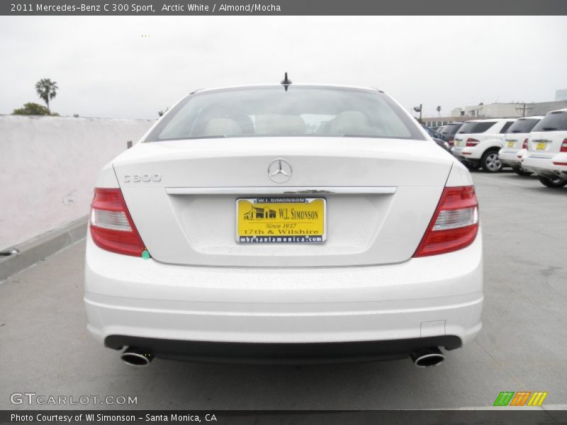 Arctic White / Almond/Mocha 2011 Mercedes-Benz C 300 Sport