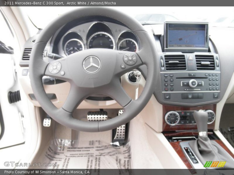 Arctic White / Almond/Mocha 2011 Mercedes-Benz C 300 Sport