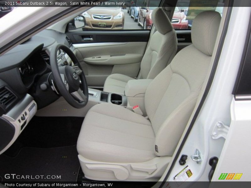  2011 Outback 2.5i Wagon Warm Ivory Interior