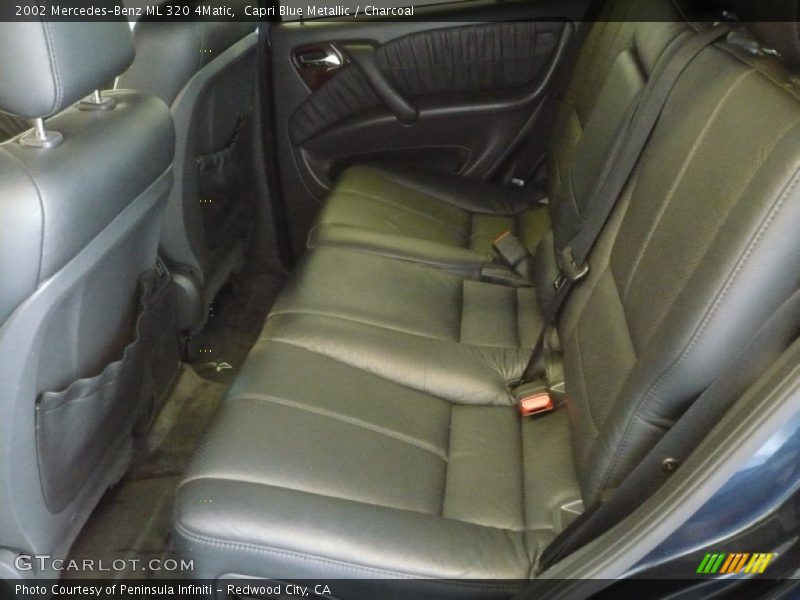 Capri Blue Metallic / Charcoal 2002 Mercedes-Benz ML 320 4Matic