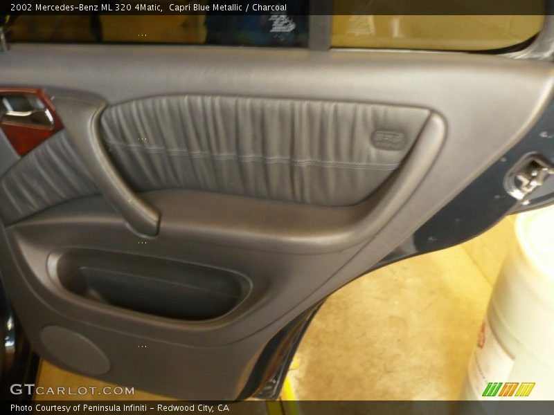 Capri Blue Metallic / Charcoal 2002 Mercedes-Benz ML 320 4Matic