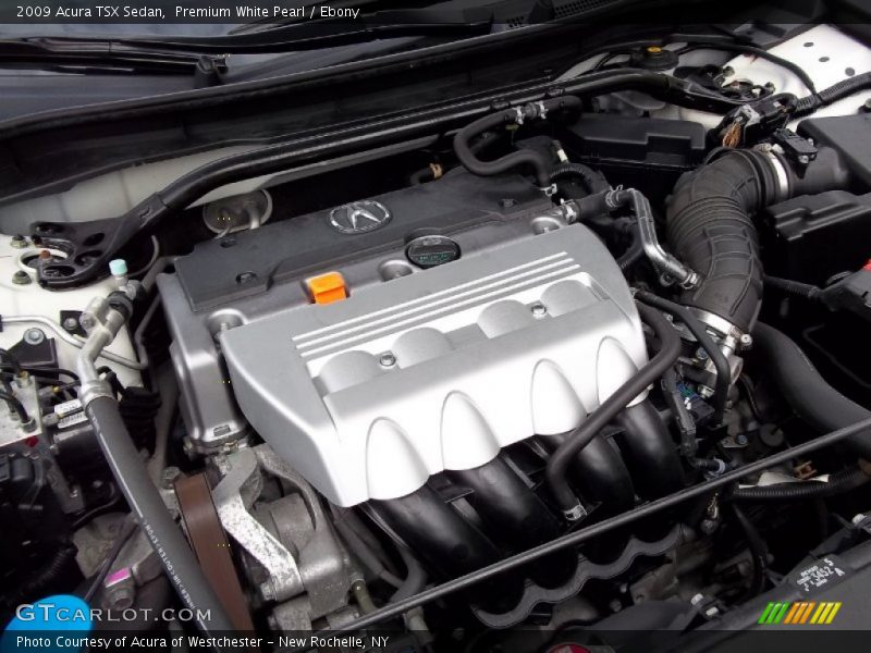 Premium White Pearl / Ebony 2009 Acura TSX Sedan