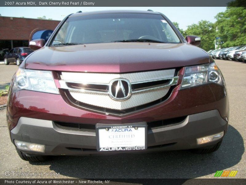 Dark Cherry Red Pearl / Ebony 2007 Acura MDX