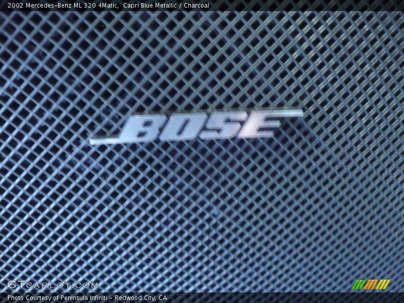 Capri Blue Metallic / Charcoal 2002 Mercedes-Benz ML 320 4Matic