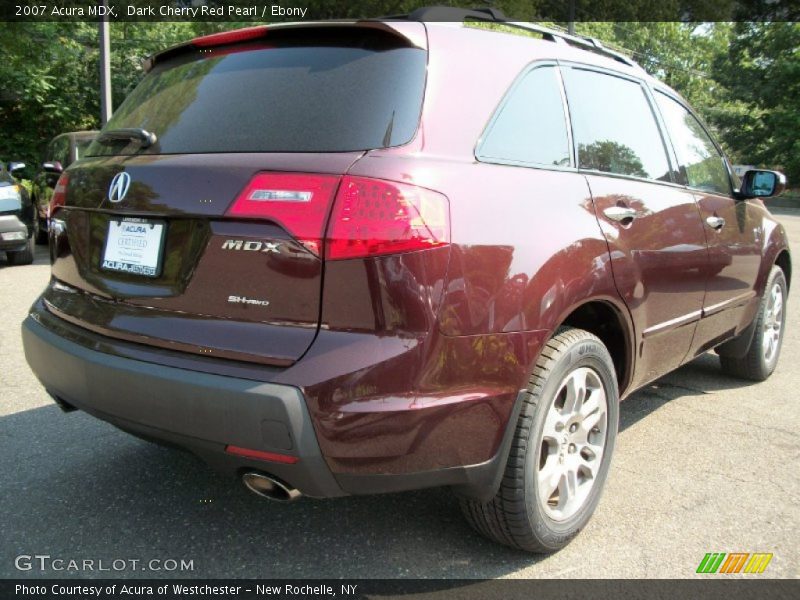 Dark Cherry Red Pearl / Ebony 2007 Acura MDX
