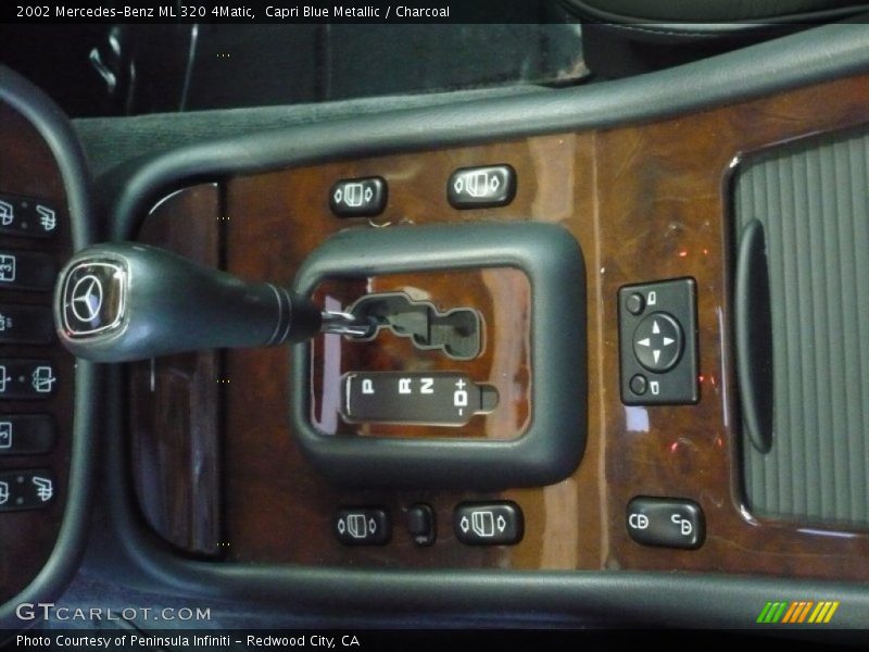 Capri Blue Metallic / Charcoal 2002 Mercedes-Benz ML 320 4Matic