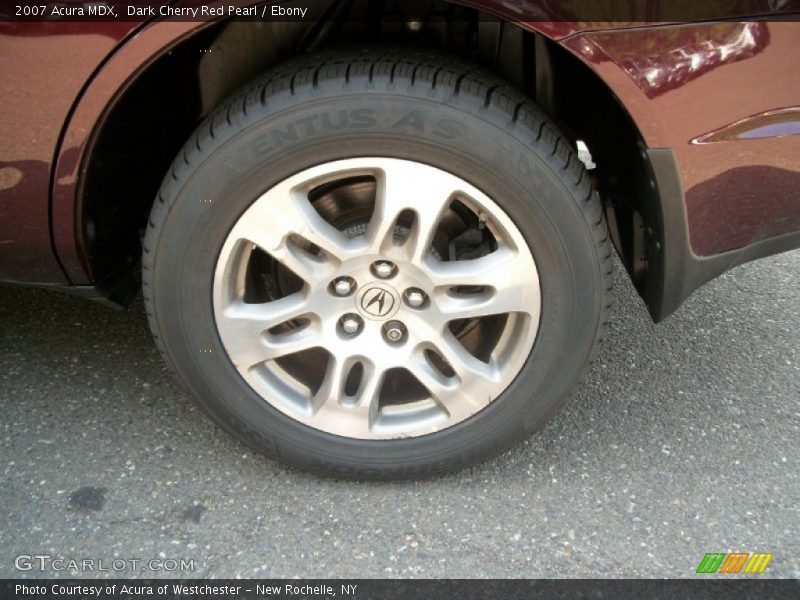 Dark Cherry Red Pearl / Ebony 2007 Acura MDX
