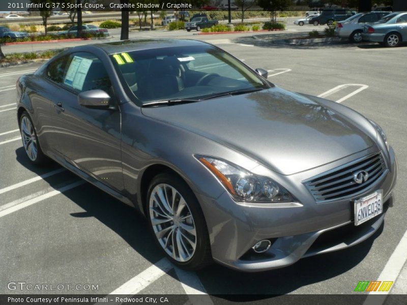 Graphite Shadow / Graphite 2011 Infiniti G 37 S Sport Coupe