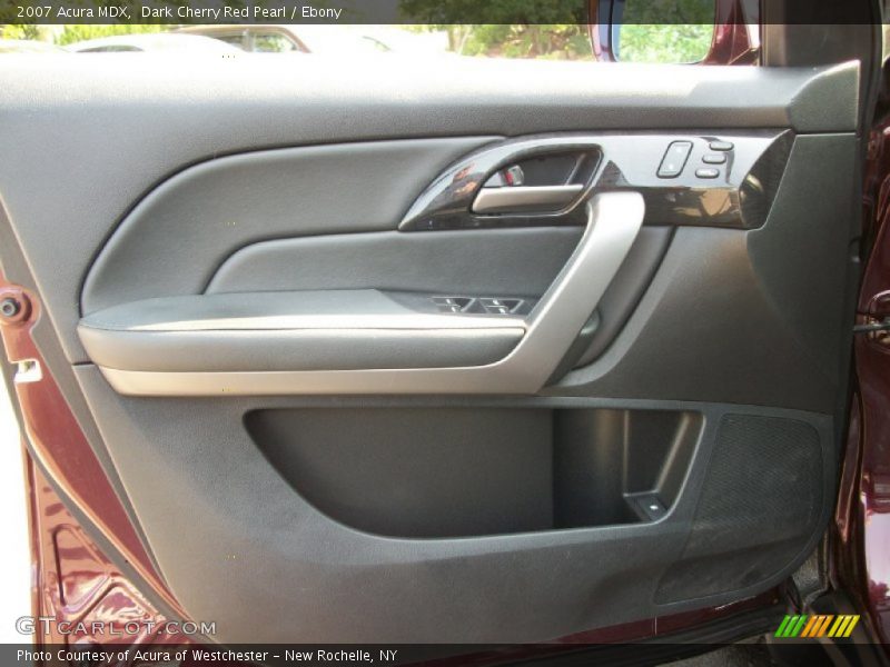 Dark Cherry Red Pearl / Ebony 2007 Acura MDX