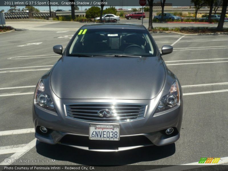Graphite Shadow / Graphite 2011 Infiniti G 37 S Sport Coupe