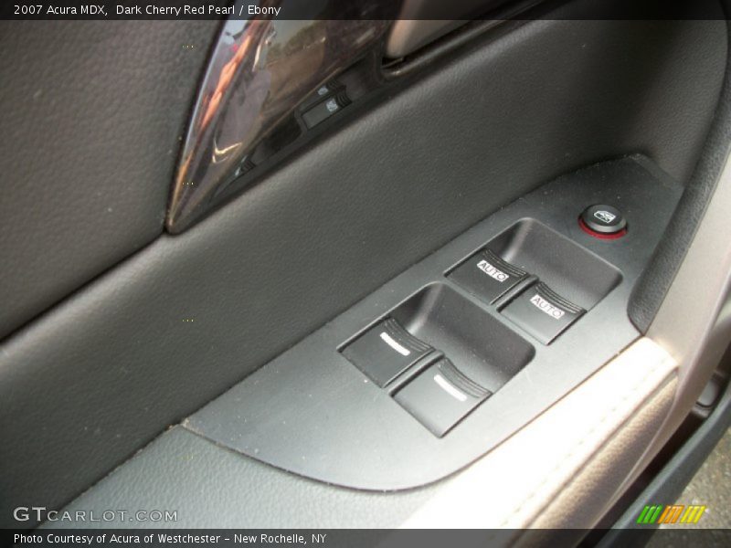Dark Cherry Red Pearl / Ebony 2007 Acura MDX
