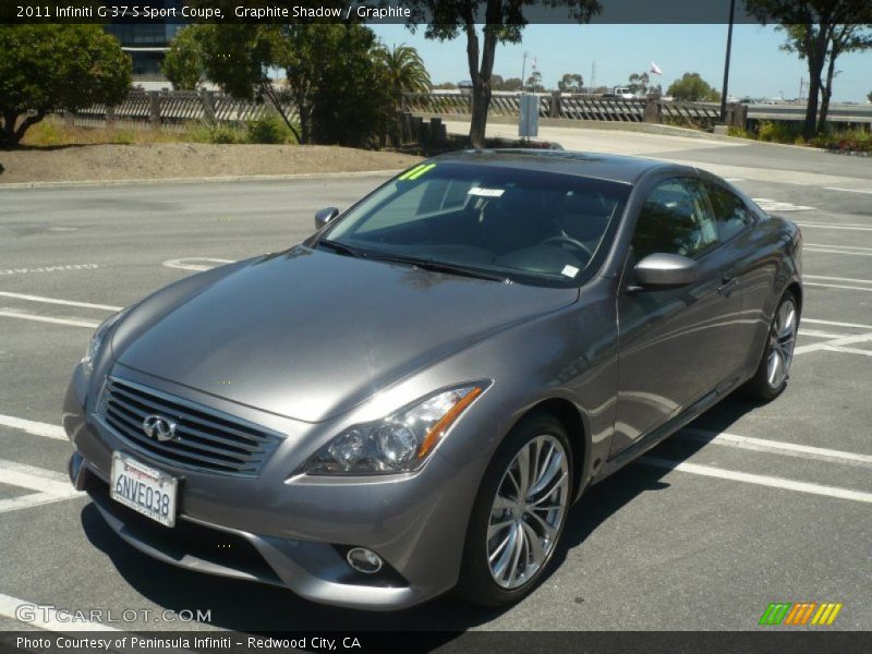 Graphite Shadow / Graphite 2011 Infiniti G 37 S Sport Coupe