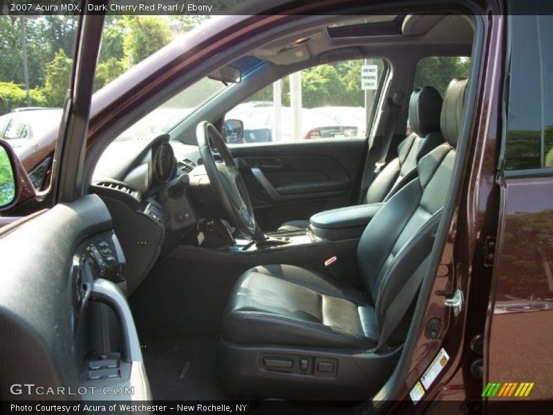 Dark Cherry Red Pearl / Ebony 2007 Acura MDX