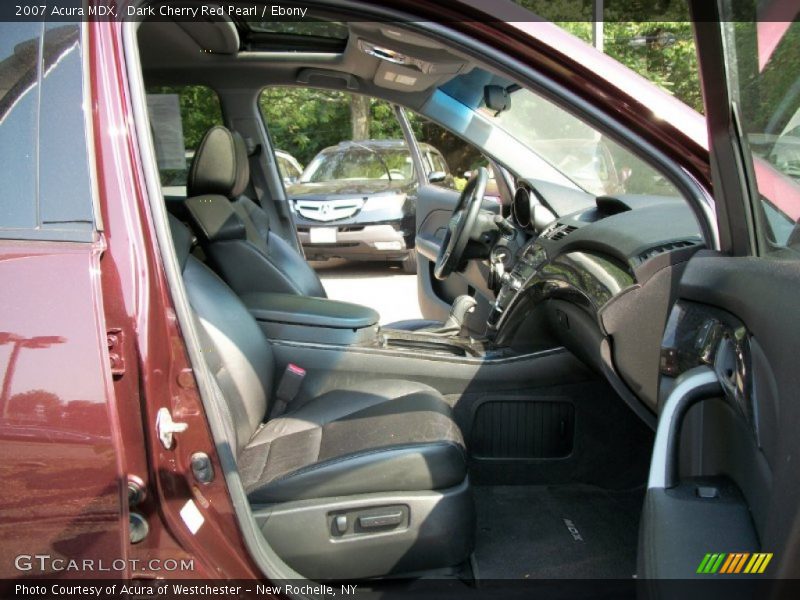 Dark Cherry Red Pearl / Ebony 2007 Acura MDX