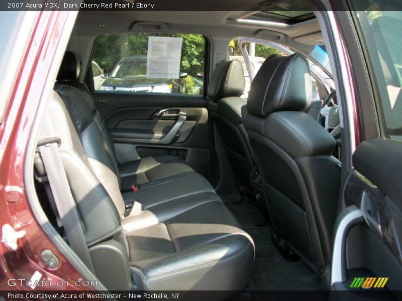 Dark Cherry Red Pearl / Ebony 2007 Acura MDX