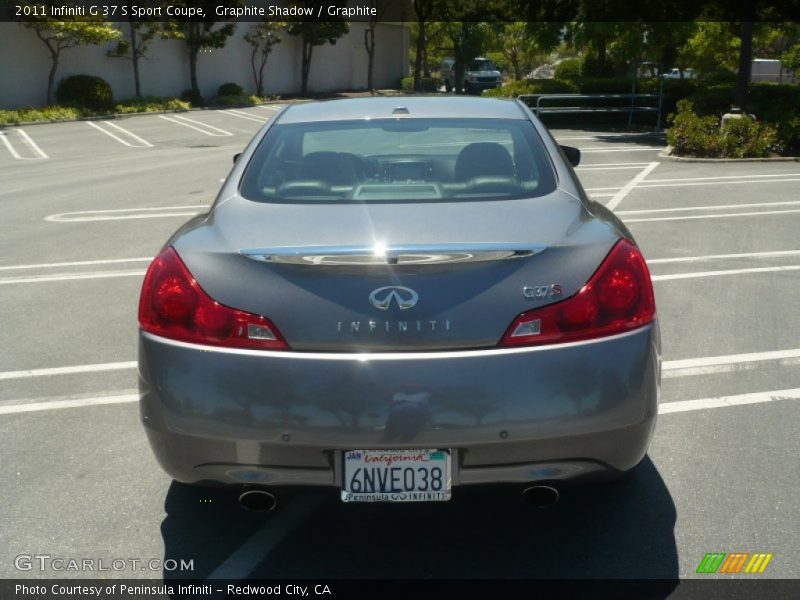 Graphite Shadow / Graphite 2011 Infiniti G 37 S Sport Coupe