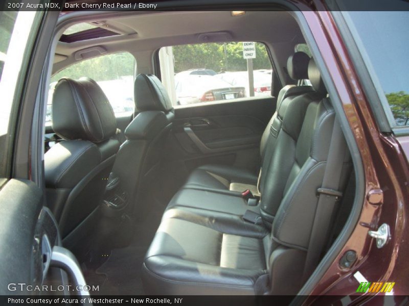 Dark Cherry Red Pearl / Ebony 2007 Acura MDX