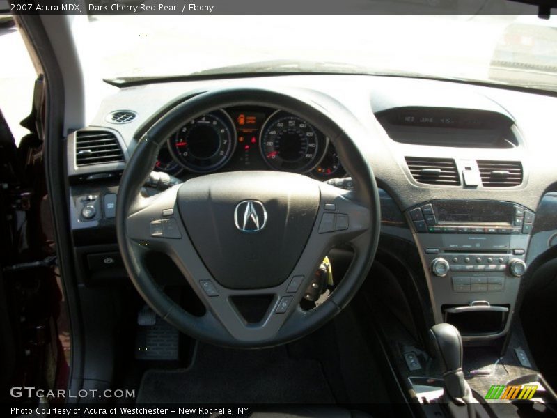 Dark Cherry Red Pearl / Ebony 2007 Acura MDX