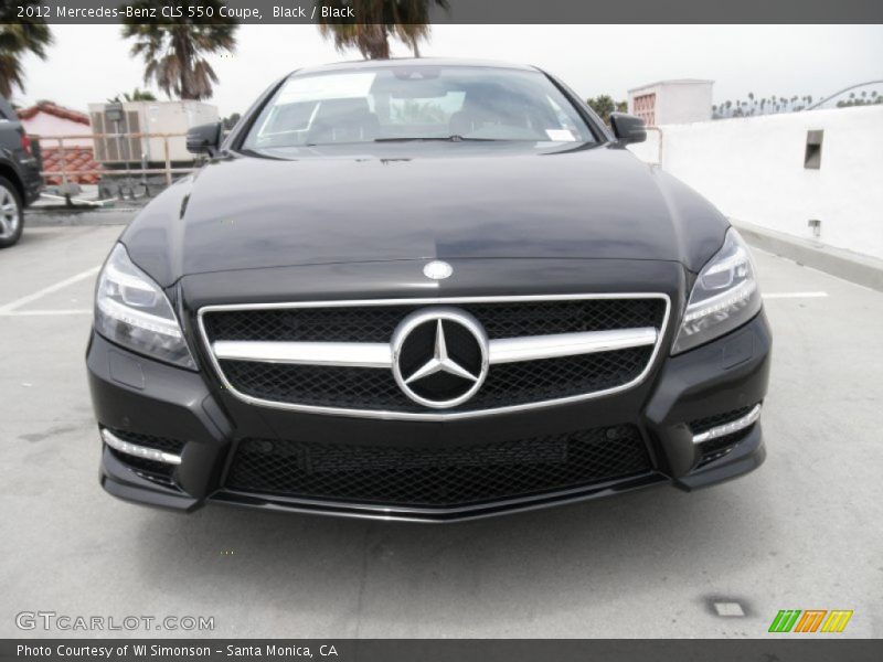 Black / Black 2012 Mercedes-Benz CLS 550 Coupe