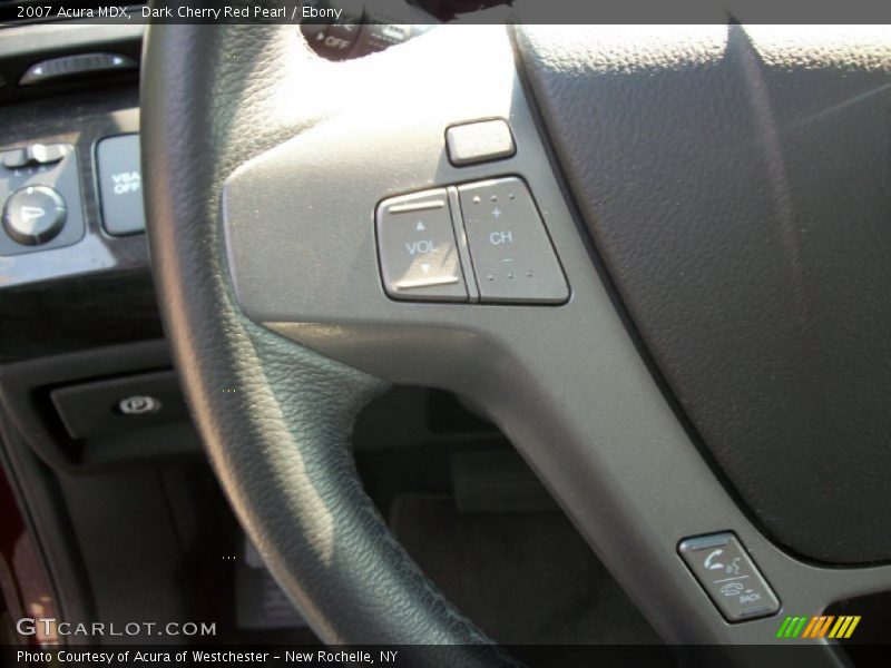 Dark Cherry Red Pearl / Ebony 2007 Acura MDX
