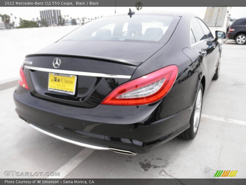 Black / Black 2012 Mercedes-Benz CLS 550 Coupe