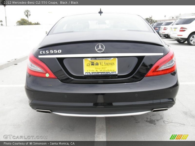 Black / Black 2012 Mercedes-Benz CLS 550 Coupe
