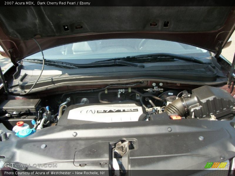 Dark Cherry Red Pearl / Ebony 2007 Acura MDX