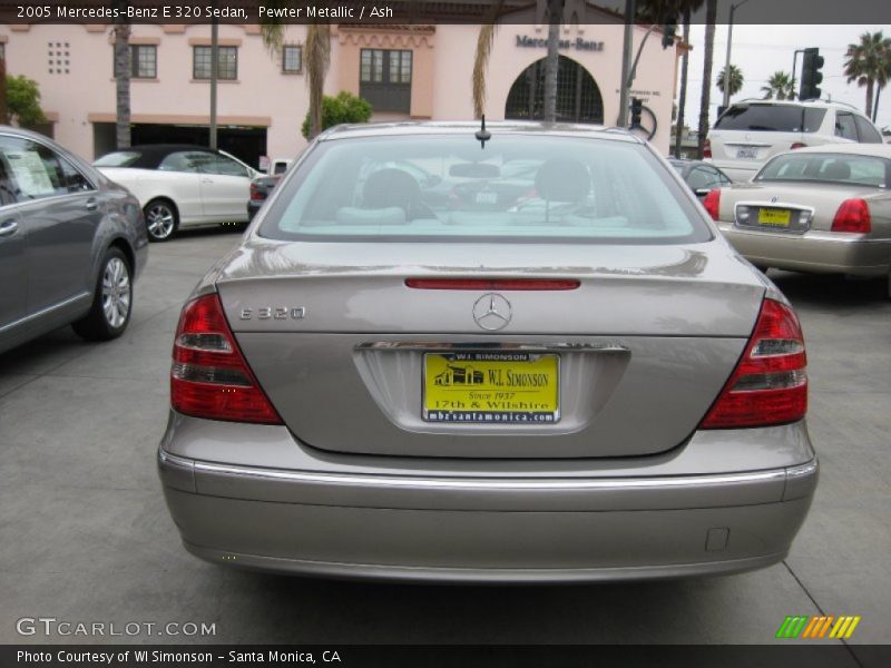 Pewter Metallic / Ash 2005 Mercedes-Benz E 320 Sedan