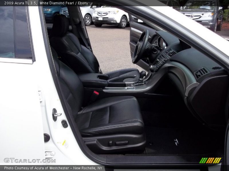 White Diamond Pearl / Ebony 2009 Acura TL 3.5