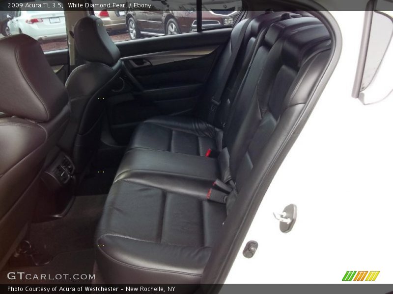 White Diamond Pearl / Ebony 2009 Acura TL 3.5
