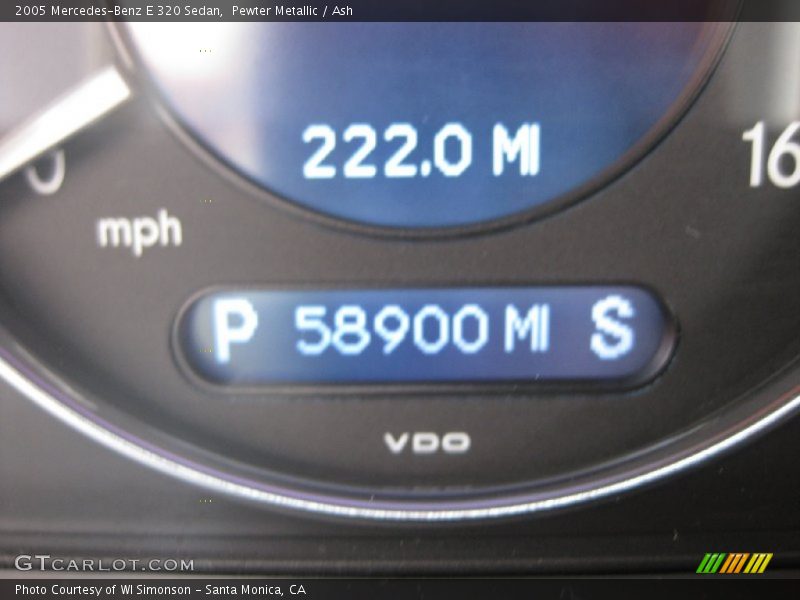 Pewter Metallic / Ash 2005 Mercedes-Benz E 320 Sedan