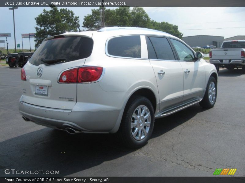 White Diamond Tricoat / Cashmere/Cocoa 2011 Buick Enclave CXL