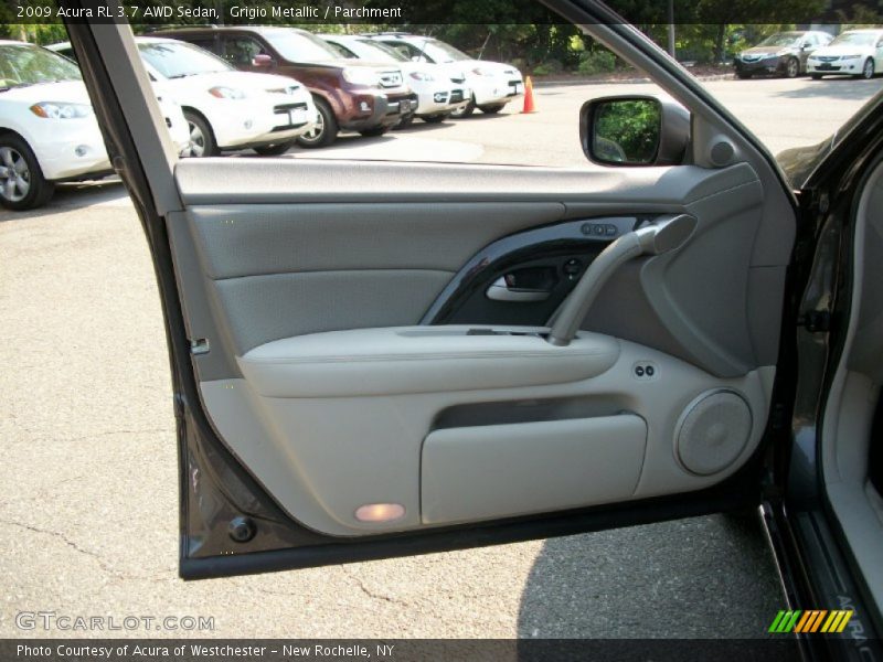 Grigio Metallic / Parchment 2009 Acura RL 3.7 AWD Sedan