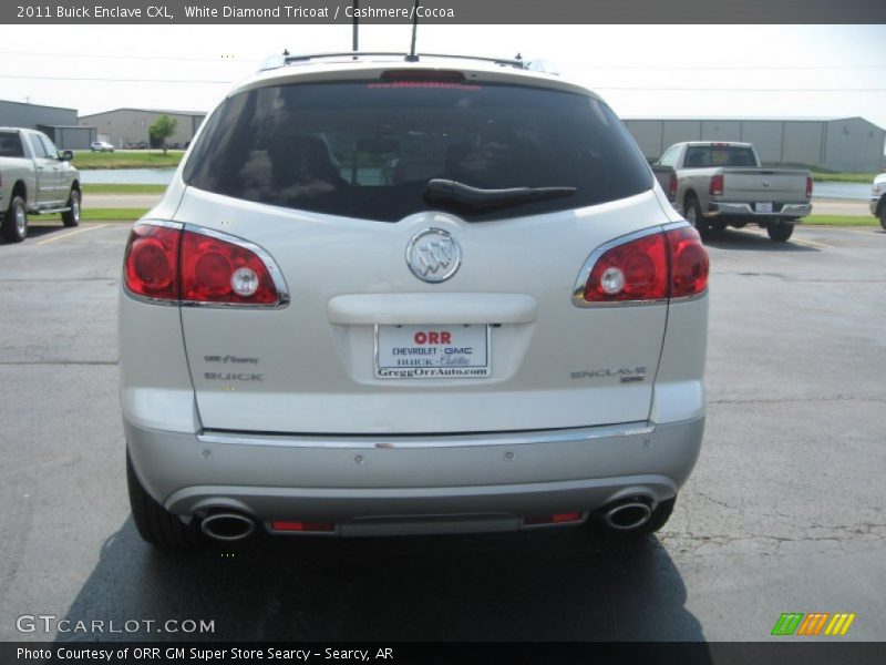 White Diamond Tricoat / Cashmere/Cocoa 2011 Buick Enclave CXL