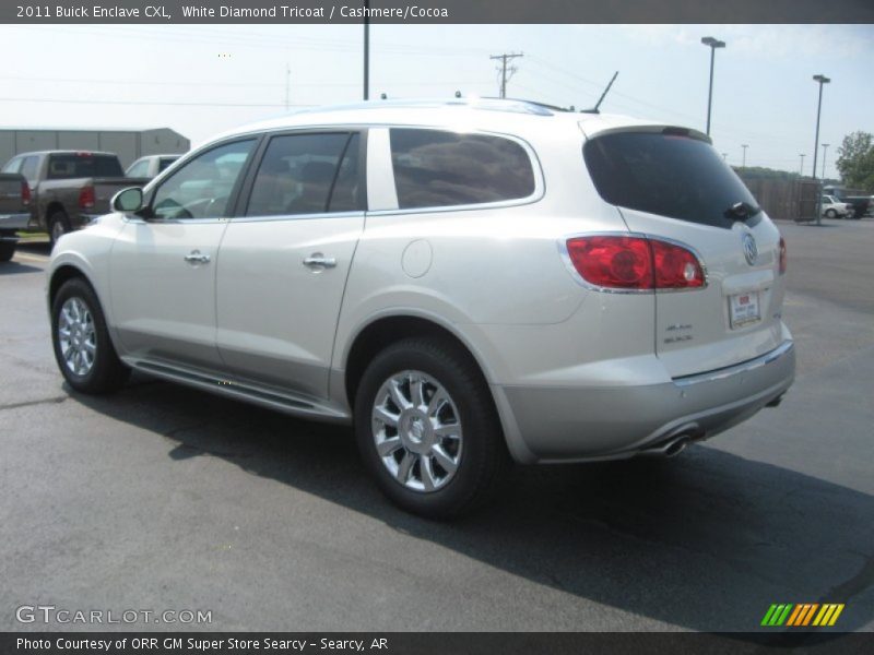White Diamond Tricoat / Cashmere/Cocoa 2011 Buick Enclave CXL