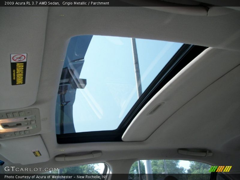 Grigio Metallic / Parchment 2009 Acura RL 3.7 AWD Sedan