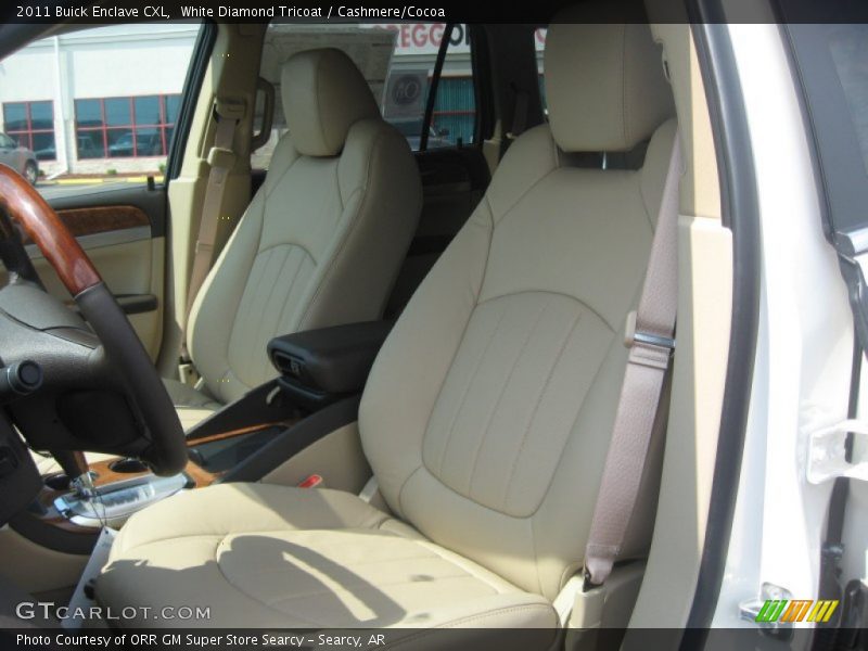 White Diamond Tricoat / Cashmere/Cocoa 2011 Buick Enclave CXL