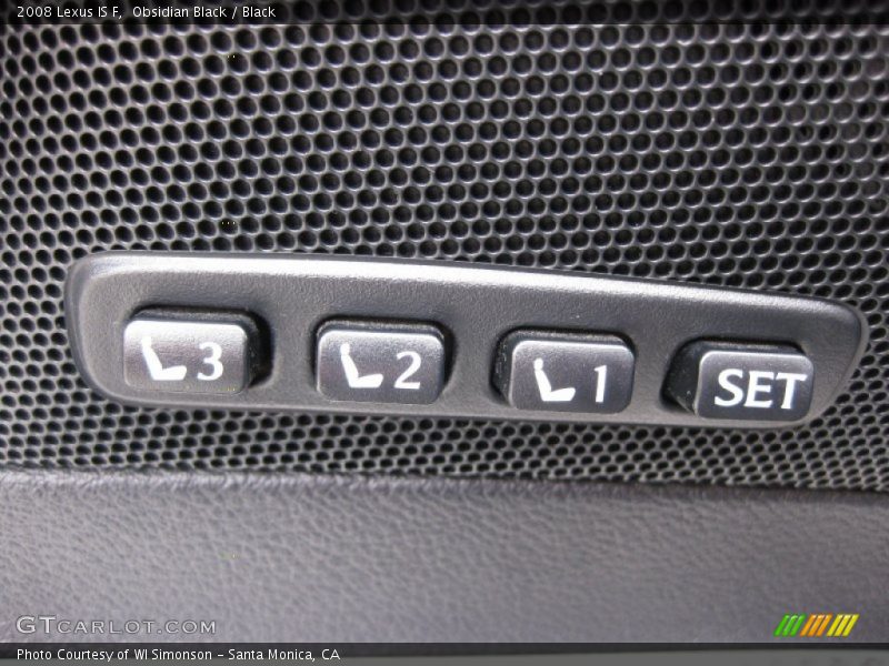 Obsidian Black / Black 2008 Lexus IS F