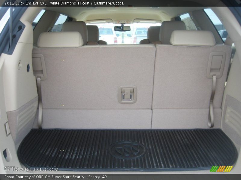 White Diamond Tricoat / Cashmere/Cocoa 2011 Buick Enclave CXL