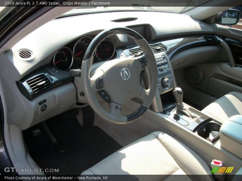 Parchment Interior - 2009 RL 3.7 AWD Sedan 